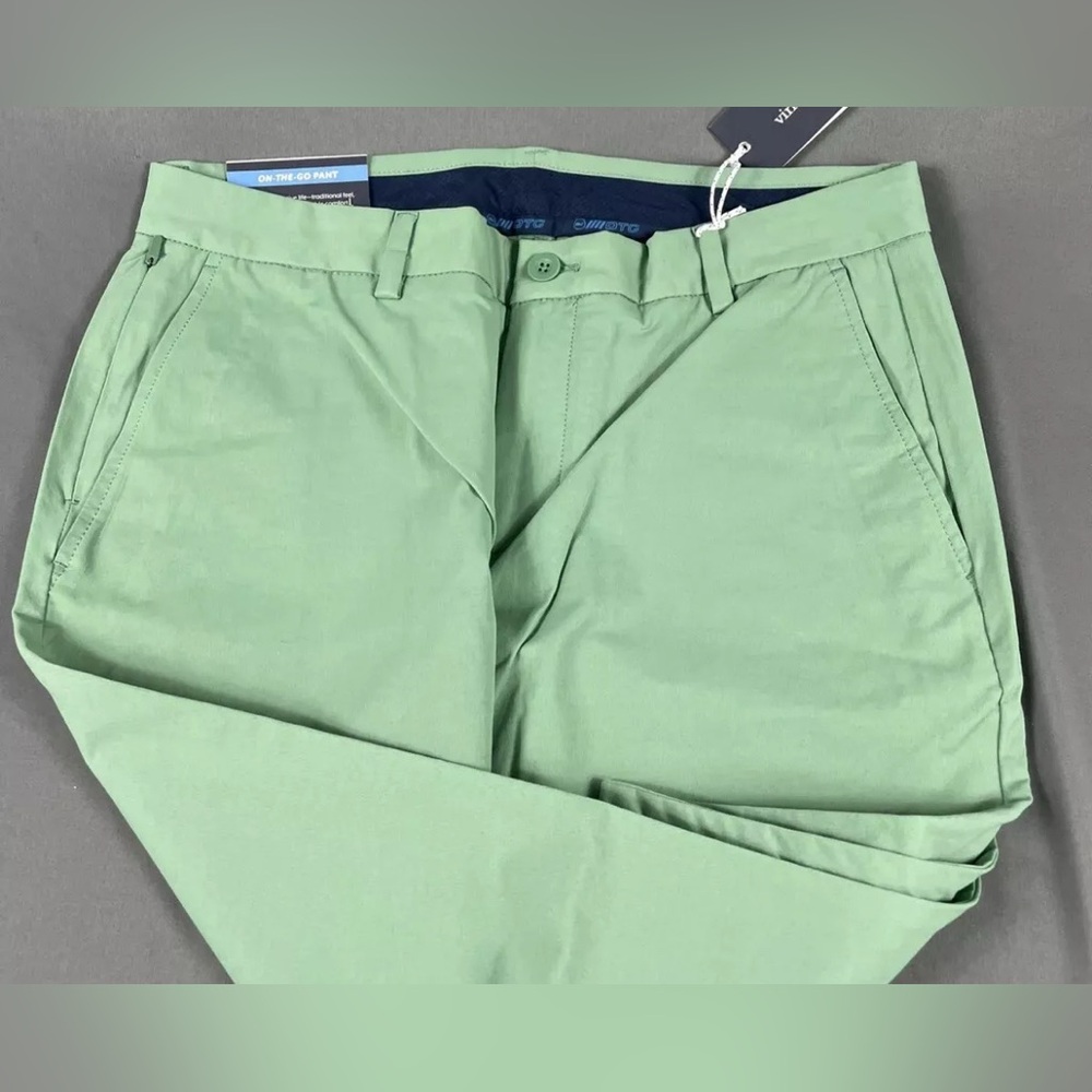 Vineyard Vines Golf Pants Performance On The Go 33 x 32 Starboard Green - Picture 5 of 7